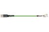 readycable反馈电缆，符合Allen Bradley标准2090-CFBM7DF-CDAFxx，基础电缆PUR 7.5 x d