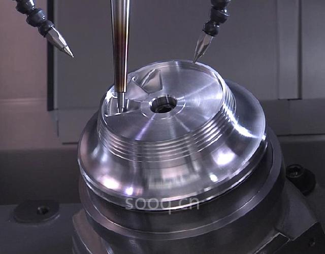 哈默设备上五轴五联动加工闭式叶轮